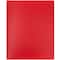 JAM Paper Heavy Duty Plastic 4-Pocket Folder, 2ct.